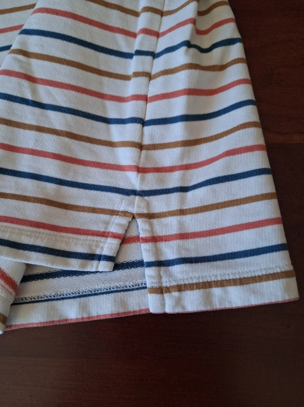 L.L. Bean Rugby Striped Jersey Large Petite EUC - Picture 7 of 9